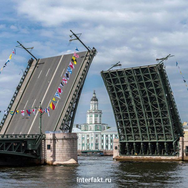 Дворцовый мост в Санкт-Петербурге